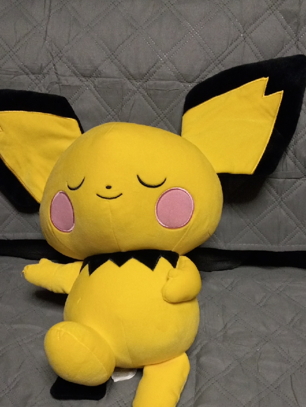 Pokemon Plush Tag - Yellow with Black Accents